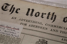 Three (3) 1846-1847  North of Scotland Gazette Newspapers w/Various Silver Cup, Gold Medal Results & other Content