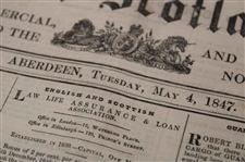 Three (3) 1846-1847  North of Scotland Gazette Newspapers w/Various Silver Cup, Gold Medal Results & other Content