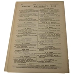Three (3) 1887-1889 Glasgow Herald/The Spectator Newspapers/Booklets w/Various Golf Content