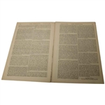 Three (3) 1887-1889 Glasgow Herald/The Spectator Newspapers/Booklets w/Various Golf Content