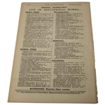 Three (3) 1887-1889 Glasgow Herald/The Spectator Newspapers/Booklets w/Various Golf Content