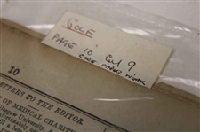 Three (3) 1887-1889 Glasgow Herald/The Spectator Newspapers/Booklets w/Various Golf Content