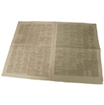 Four (4) 1873 The Edinburgh Evening Courant Newspapers w/Various Golf Content