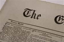 Four (4) 1873 The Edinburgh Evening Courant Newspapers w/Various Golf Content
