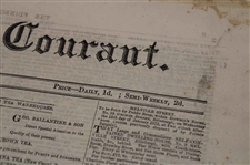 Four (4) 1873 The Edinburgh Evening Courant Newspapers w/Various Golf Content