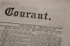 Four (4) 1873 The Edinburgh Evening Courant Newspapers w/Various Golf Content