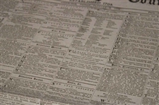 Four (4) 1873 The Edinburgh Evening Courant Newspapers w/Various Golf Content