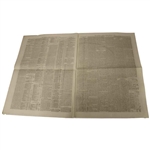 Four (4) 1873 The Edinburgh Evening Courant Newspapers w/Various Golf Content