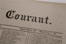 Four (4) 1873 The Edinburgh Evening Courant Newspapers w/Various Golf Content