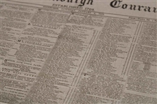 Four (4) 1873 The Edinburgh Evening Courant Newspapers w/Various Golf Content