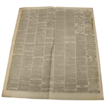 Three (3) 1849-1864 North of Scotland/The Scotsman Newspapers w/Various Aberdeen & other Content