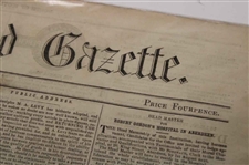 Three (3) 1849-1864 North of Scotland/The Scotsman Newspapers w/Various Aberdeen & other Content