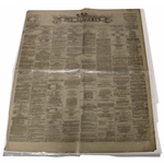 Three (3) 1849-1864 North of Scotland/The Scotsman Newspapers w/Various Aberdeen & other Content