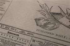 Three (3) 1849-1864 North of Scotland/The Scotsman Newspapers w/Various Aberdeen & other Content
