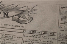 Three (3) 1849-1864 North of Scotland/The Scotsman Newspapers w/Various Aberdeen & other Content