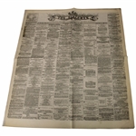 Three (3) 1849-1864 North of Scotland/The Scotsman Newspapers w/Various Aberdeen & other Content