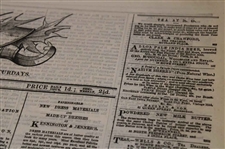 Three (3) 1849-1864 North of Scotland/The Scotsman Newspapers w/Various Aberdeen & other Content