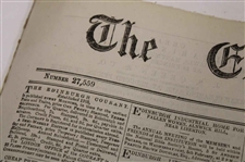 Four (4) 1873 The Edinburgh Evening Courant Newspapers w/Various Golf Content