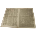 Four (4) 1873 The Edinburgh Evening Courant Newspapers w/Various Golf Content