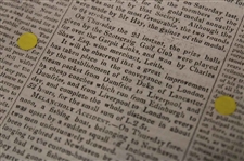 Three (3) 1817-1822 Edinburgh/Caledonian Newspapers w/Various Medal Results, Thistle GC & other Content