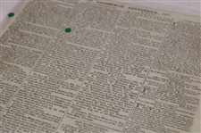 Three (3) 1817-1822 Edinburgh/Caledonian Newspapers w/Various Medal Results, Thistle GC & other Content