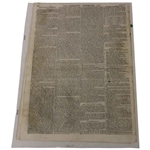 Three (3) 1817-1822 Edinburgh/Caledonian Newspapers w/Various Medal Results, Thistle GC & other Content