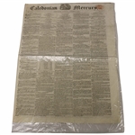 Three (3) 1817-1822 Edinburgh/Caledonian Newspapers w/Various Medal Results, Thistle GC & other Content