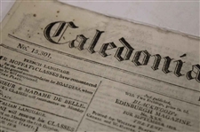 Three (3) 1817-1822 Edinburgh/Caledonian Newspapers w/Various Medal Results, Thistle GC & other Content