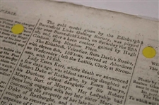 Three (3) 1817-1822 Edinburgh/Caledonian Newspapers w/Various Medal Results, Thistle GC & other Content
