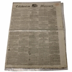 Three (3) 1817-1822 Edinburgh/Caledonian Newspapers w/Various Medal Results, Thistle GC & other Content