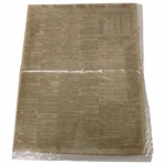 Three (3) 1813-1814 Edinburgh Newspapers w/Various St Andrews Silver Cub, Medal Results & other Content