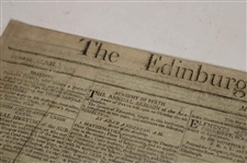 Three (3) 1813-1814 Edinburgh Newspapers w/Various St Andrews Silver Cub, Medal Results & other Content