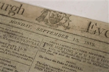 Three (3) 1813-1814 Edinburgh Newspapers w/Various St Andrews Silver Cub, Medal Results & other Content