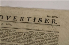 Three (3) 1813-1814 Edinburgh Newspapers w/Various St Andrews Silver Cub, Medal Results & other Content