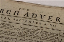 Three (3) 1813-1814 Edinburgh Newspapers w/Various St Andrews Silver Cub, Medal Results & other Content