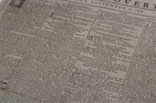 Three (3) 1813-1814 Edinburgh Newspapers w/Various St Andrews Silver Cub, Medal Results & other Content