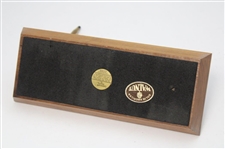 Bobby Clampett's 1979 Titleist Hole-in-One Award at Niagara Falls CC 7th Hole Ink Well