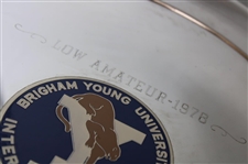 Bobby Clampett's 1978 BYU Inter-Collegiate Golf Cougar Classic Cougar Golf Day Low Amateur Silver Tray