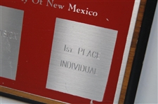 Bobby Clampett's 1978 William Tucker College Inv. at U of NM 1st Place Winners Trophy