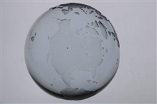 Bobby Clampett's 1983 World Mixed Championship w/Betsy King Glass Globe Trophy