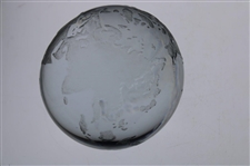 Bobby Clampett's 1983 World Mixed Championship w/Betsy King Glass Globe Trophy