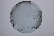 Bobby Clampett's 1983 World Mixed Championship w/Betsy King Glass Globe Trophy