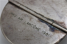 Bobby Clampett's 1981 Lancome Pro-Am Ash Tray Made In Spain