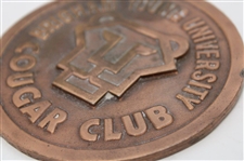 Bobby Clampett's Brigham Young University Cougar Club Medal