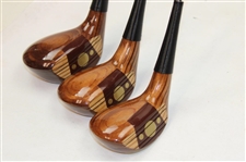 Set Of Woods & Irons C. 1985 Wood Driver 3-5 Woods 3,4,5,6,7,8,9,Pw Ps 5000