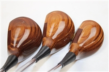 Set Of Woods & Irons C. 1985 Wood Driver 3-5 Woods 3,4,5,6,7,8,9,Pw Ps 5000