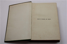 1919 'Fifty Years of Golf' 1st Ed Book by Horace Hutchinson