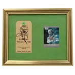 Jack Nicklaus Signed 1996 Suncoast Classic Ticket & Pro Set Card - Framed JSA ALOA