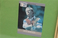 Jack Nicklaus Signed 1996 Suncoast Classic Ticket & Pro Set Card - Framed JSA ALOA