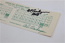 Al Geiberger Signed 'Mr 59' Replica Scorecard JSA #AI45761